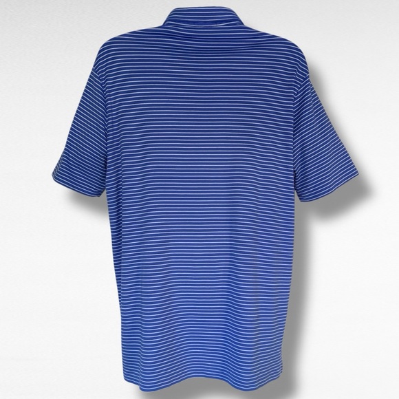 Polo Ralph Lauren Blue White Striped Polo Shirt Men’s XL Classic Fit - Picture 5 of 10